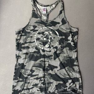 Grey Camo Zumba Tank Top
